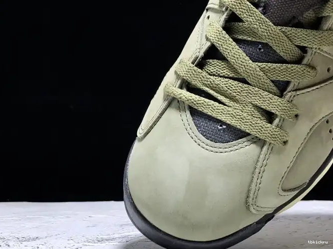 Cheap TBkick Jordan Medium Olive Scott 6 x CN1084-200 Air Travis 0513